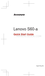 Lenovo S60-a Manuel de démarrage rapide