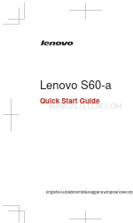 Lenovo S60-a Snelstarthandleiding