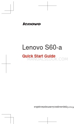 Lenovo S60-a Manual de início rápido