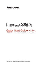 Lenovo S860 Manual de início rápido