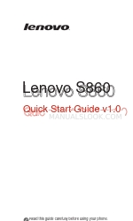 Lenovo S860 Skrócona instrukcja obsługi