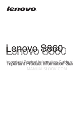 Lenovo S860 Manual de información del producto