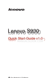 Lenovo S930 Manual de início rápido