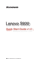 Lenovo S930 Schnellstart-Handbuch