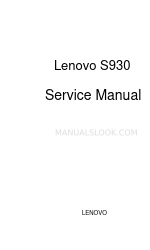 Lenovo S930 Manual de serviço