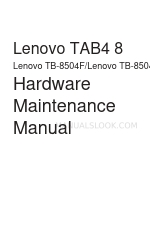 Lenovo TB-8504X Посібник з обслуговування обладнання