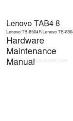 Lenovo TB-8504X Manual de mantenimiento del hardware