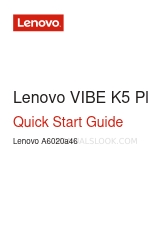 Lenovo VIBE K5 Plus Посібник із швидкого старту