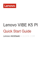 Lenovo VIBE K5 Plus Quick Start Manual