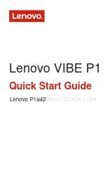 Lenovo VIBE P1 Manual de início rápido