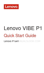 Lenovo VIBE P1 Посібник із швидкого старту