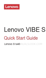 Lenovo VIBE S1 Snelstarthandleiding