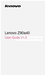 Lenovo Vibe Shot Z90a40 Manual do utilizador