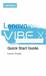Lenovo VIBE X3 Manual de início rápido