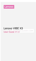 Lenovo VIBE X3 Kullanıcı Kılavuzu