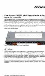 Lenovo Flex System EN2092 Instrukcja obsługi produktu