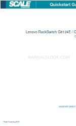 Lenovo RackSwitch G8124E Manuel de démarrage rapide