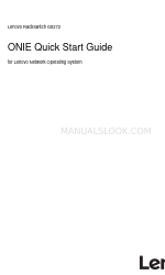 Lenovo RackSwitch G8272 Краткое руководство по эксплуатации