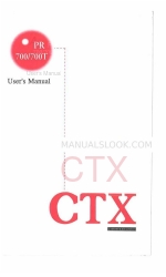 CTX PR700 Manual del usuario