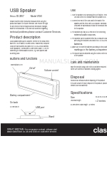 Clas Ohlson 38-3807 Manuale di avvio rapido