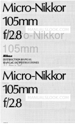 Nikon 1988 - 105mm f/2.8D AF Micro-Nikkor Lens Руководство по эксплуатации