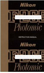 Nikon 2SB Photomic Manual de instruções