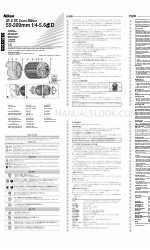 Nikon 55-200mmf/4-5.6 ED Instruction Manual