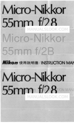 Nikon 55MM F/2B Instruction Manual