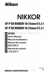 Nikon AF-P DX NIKKOR 18-55 f/3.5-5.66 Kullanıcı Kılavuzu