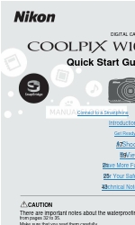 Nikon Coolpix W100 Manual de início rápido