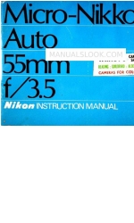 Nikon Micro-Nikkor-P Auto 55mm f/3.5 Instruction Manual