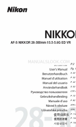 Nikon NIKKOR User Manual