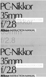 Nikon PC-Nikkor 35mm f/2.8 Instruction Manual