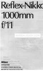 Nikon Reflex-Nikkor 1000mm f/11 Instruction Manual