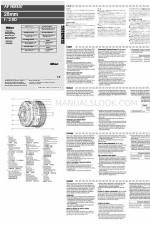 Nikon AF Nikkor Руководство по эксплуатации