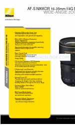 Nikon AF-S NIKKOR Spécifications