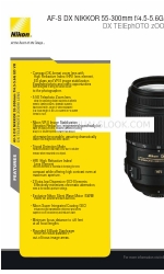 Nikon AFS NIKKOR 80-400mm f/4.5-5.6G ED VR Specifications