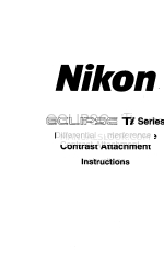 Nikon Eclipse Ti Series Gebruiksaanwijzing