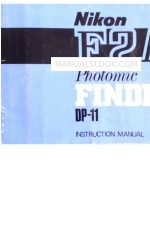 Nikon F2A Photomic DP-11 Buku Petunjuk