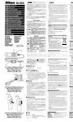 Nikon MC-DC2 Посібник користувача