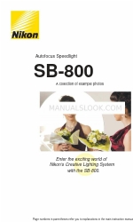 Nikon SB-800 Instruction Manual