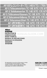 Nikon TC-17E II Manual de instrucciones