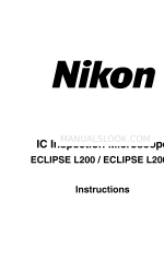 Nikon Eclipse L200D Instructions Manual