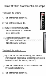 Nikon Elcipse TE2000 Руководство