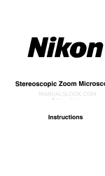 Nikon SMZ1500 Manuel d'instructions