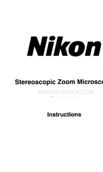 Nikon SMZ1500 Manuel d'instructions