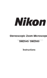 Nikon SMZ660 Manuel d'instructions