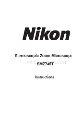 Nikon SMZ745T Руководство по эксплуатации