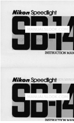 Nikon SB-14 Instruction Manual