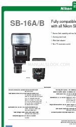 Nikon SB-16A Spezifikationsblatt